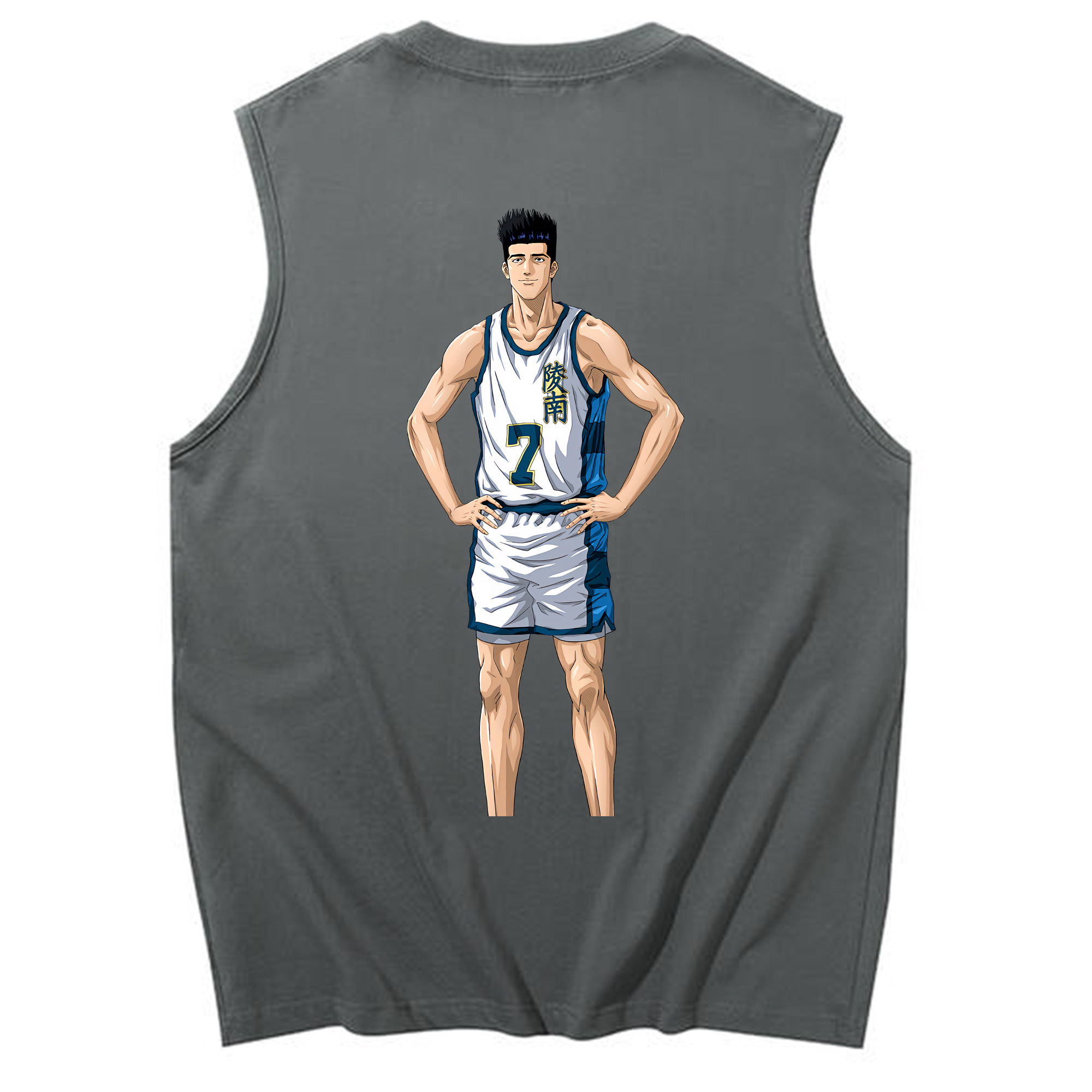 （画像用） SLAM DUNK／スラムダンク コットン100％タンクトップ（背面プリント）